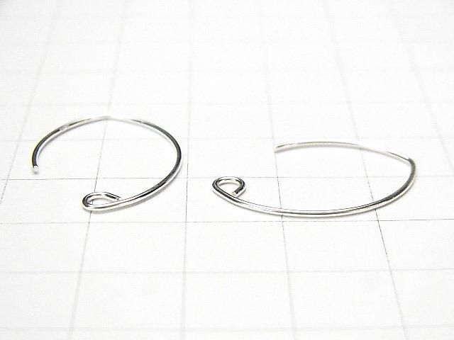 Silver925 Earwire 24x17mm 1pair