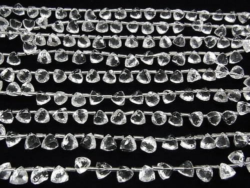 Hochwertig! Kristall AAA 3D Dreiecksschliff 8x8x8mm halbe oder 1 Strang Perlen (18 Stück)