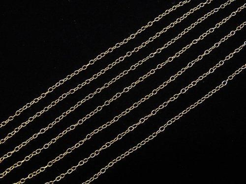 14KGF Cable Chain 1.3mm 10cm