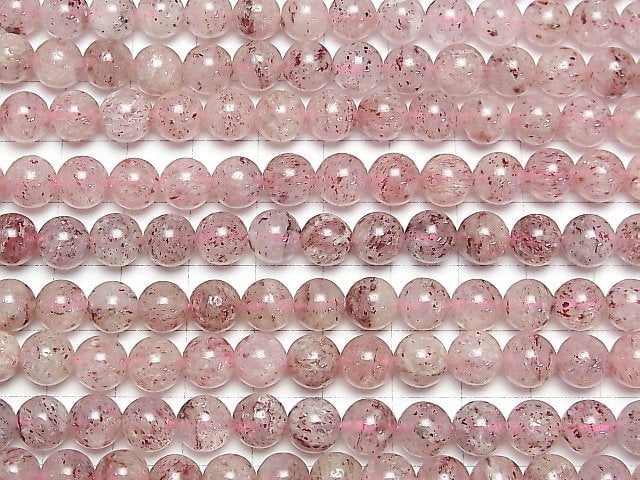 Pink Epidote AA Round 8mm 1strand beads (aprx.15inch/38cm)