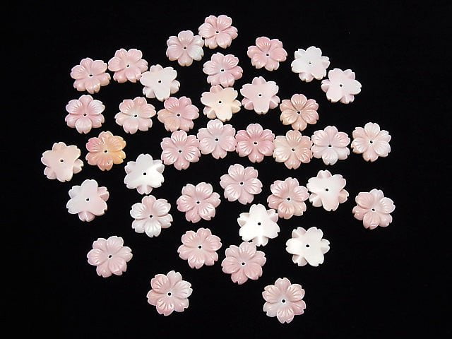 Königin Conch-Schale AAA Blume 15mm Mittelbohrung 2 Stück