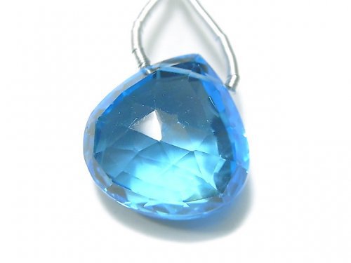 Chestnut Shape, Faceted Briolette, One of a kind, Topaz One of a kind