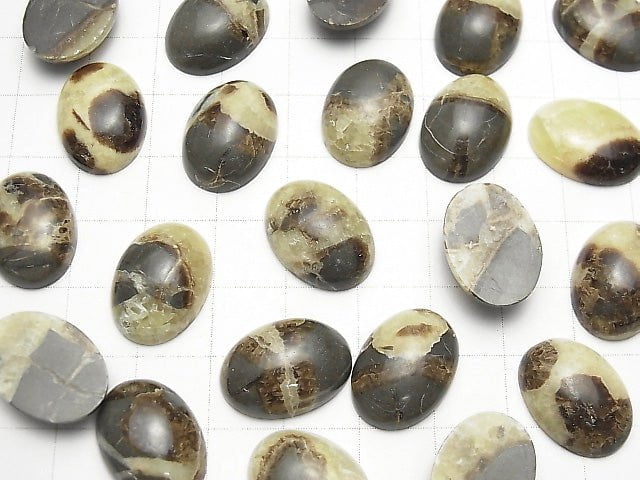 Septarien Oval-Cabochon 18x13mm 2Stück