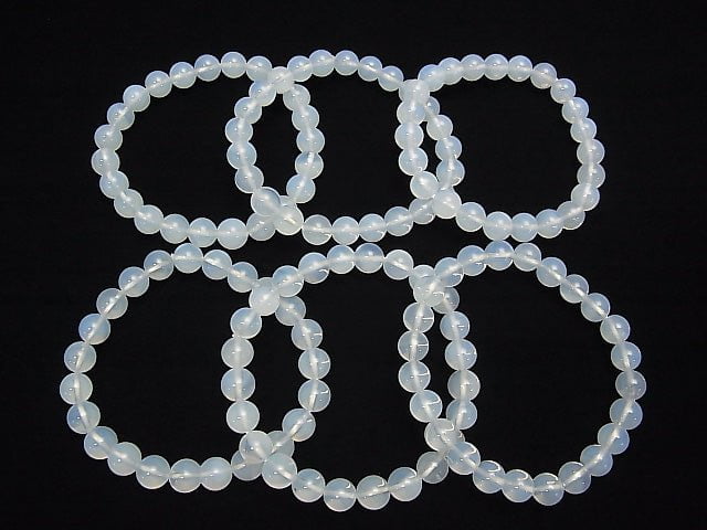 Hochwertige Mondsteinquarz AAA Rund 8mm 1strang Perlen (Armband)