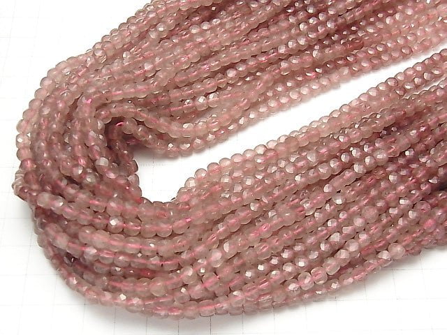 Hochwertig! Rosa Epidot AA Würfelform 4x4mm 1 Strang Perlen (ca. 15 Zoll / 37 cm)