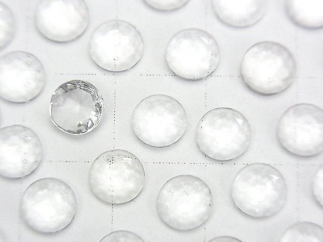 水晶 AAA 圓形玫瑰切割 6x6公釐 5顆