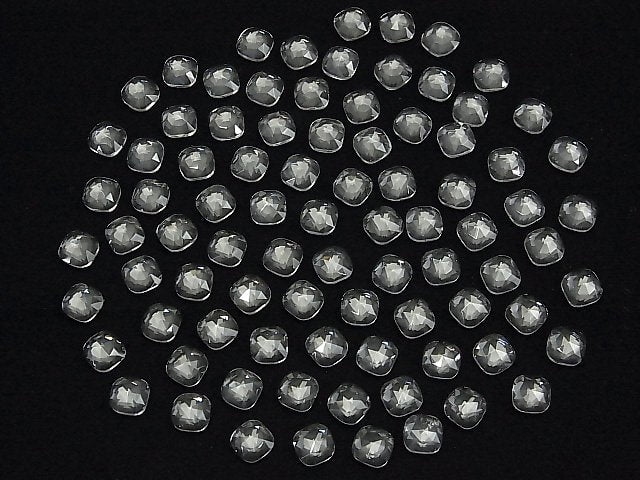 Kristall AAA Quadratische Rosen-Schliff 6x6mm 5 Stück