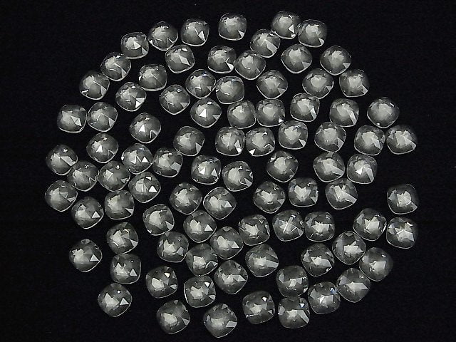 Kristall AAA Quadratische Rosen-Schliff 8x8mm 4 Stück