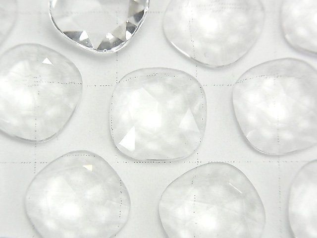 Kristall AAA Quadratische Rosen-Schliff 12x12mm 2 Stück
