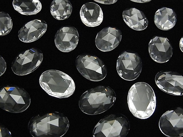 Kristall AAA Oval Rosenschliff 18x13mm 1Stk