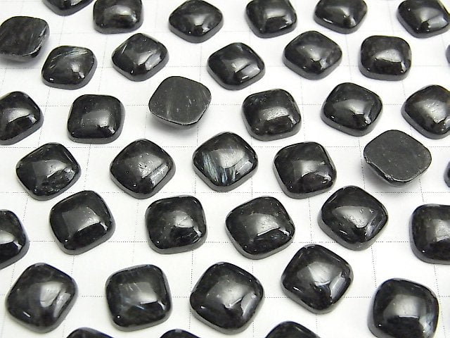 Nuummit Quadrat Cabochon 10x10mm 3Stück