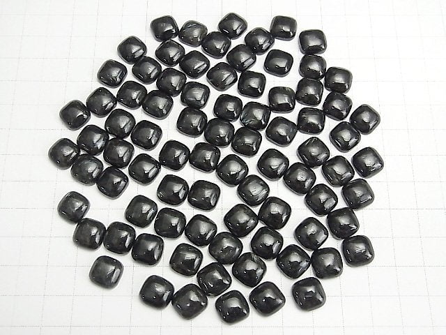 Nuummit Quadrat Cabochon 10x10mm 3Stück