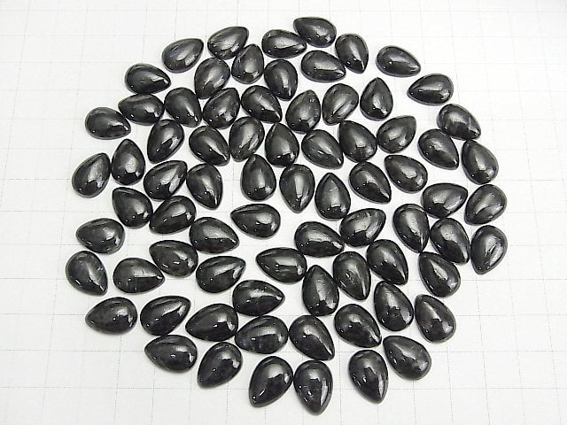 Nuummit Tropfenform Cabochon 14x10mm 2Stück