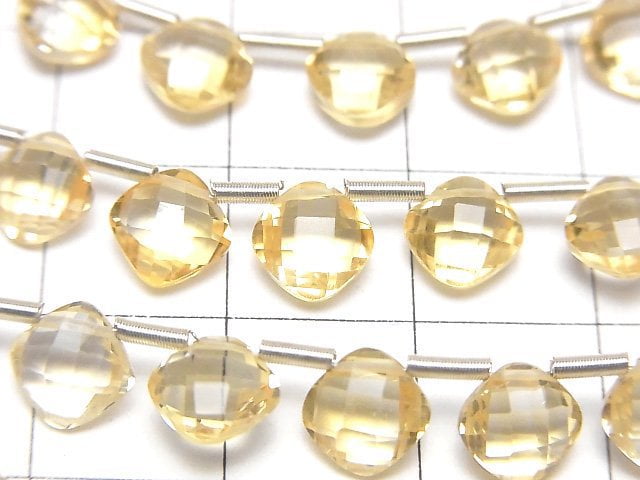 High Quality Citrine AAA Diamond Shape (Cushion Cut) 7x7mm 1strand (18pcs)