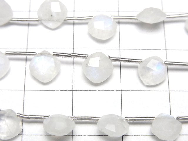 High Quality Rainbow Moonstone AA++ Diamond Shape (Cushion Cut) 7x7mm 1strand (18pcs)