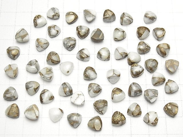 Kupferkalzit AAA Dreieck Cabochon 8x8mm 5Stück