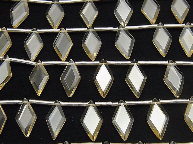 Hochwertige Citrin AAA Diamantform 14x7mm 1strang Perlen (8 Stück)