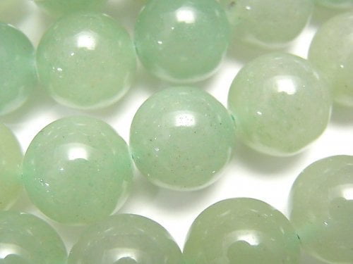 Green Aventurine Round 14mm half or 1strand beads (aprx.14inch / 35cm)