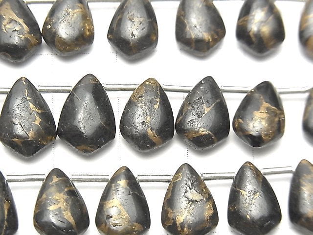 Copper Obsidian AAA Deformation Marquise (Smooth) 12x8mm half or 1strand (18pcs)