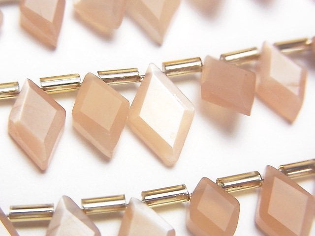 Diamond, Moonstone Gemstone Beads