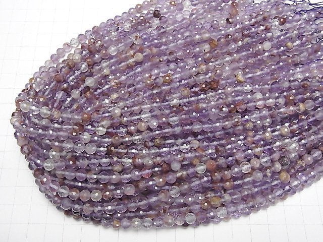 Hochwertig! Garten-Amethyst AAA- 128 facettierte runde 6mm 1 Strang Perlen (ca. 15 Zoll / 36 cm)