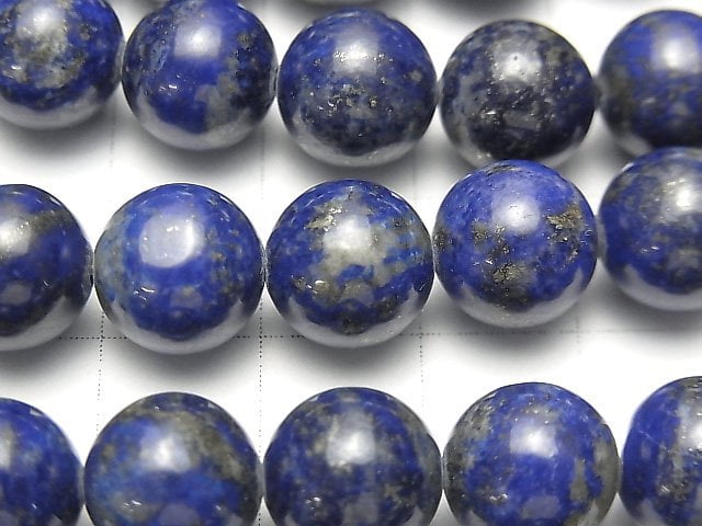 Lapis lazuli AA Round 10mm half or 1strand beads (aprx.15inch / 36cm)