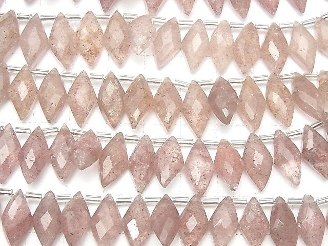 Rosa Epidot AA+ Diamantform 1strang Perlen (12Stück)