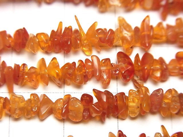 墨西哥蛋白石 (火蛋白石) AA++ 碎石珠串 (約33英吋/82公分)