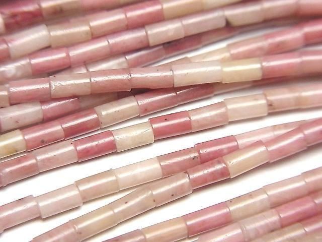 矽質片岩 AA+ 管珠 4x2x2公釐 1串 (約14英吋/35公分)