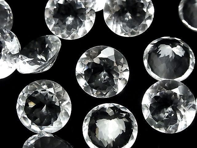 優質水晶 AAA 裸石 圓刻面 20x20mm 1顆