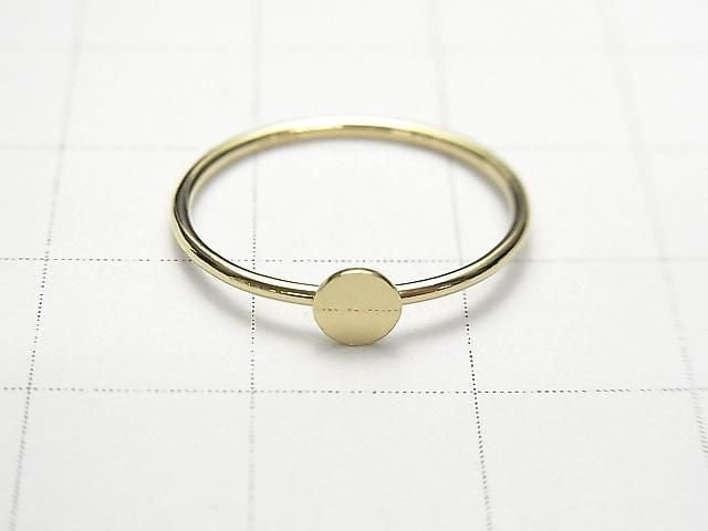 14KGF ring with plate 1pc