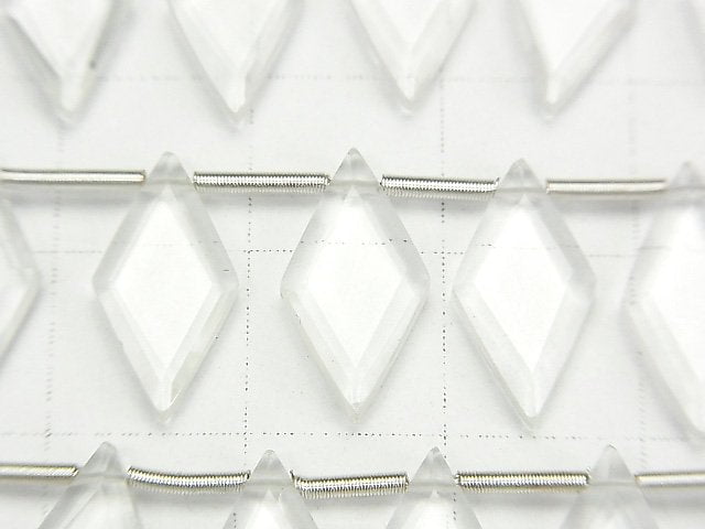 高品質水晶 AAA 菱形 14x7mm 1串 (18顆)
