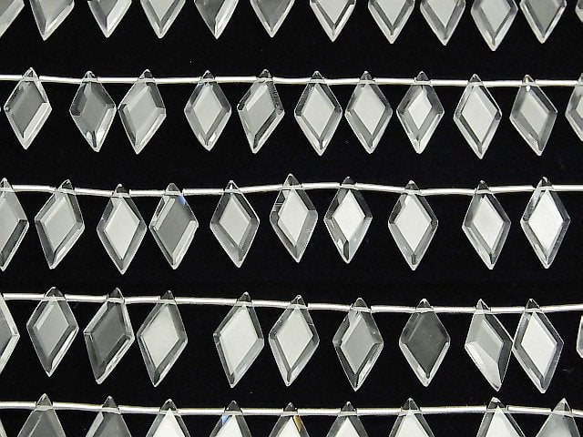 Hochwertiger Kristall AAA Diamantform 14x7mm 1strang Perlen (18 Stück)