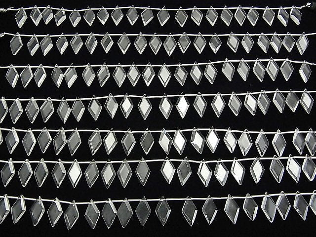 Hochwertiger Kristall AAA Diamantform 14x7mm 1strang Perlen (18 Stück)