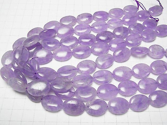 Lavendel Amethyst AA++ Oval 20x15mm 1/4 oder 1 Strang Perlen (ca. 15 Zoll/36cm)