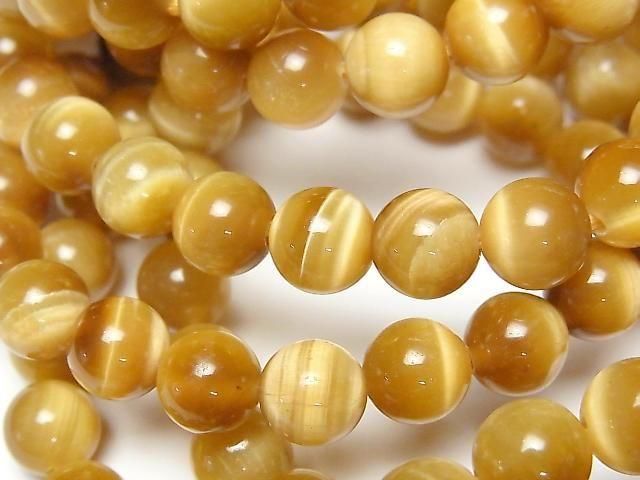 金黃虎眼石AAA圓珠8mm手鍊
