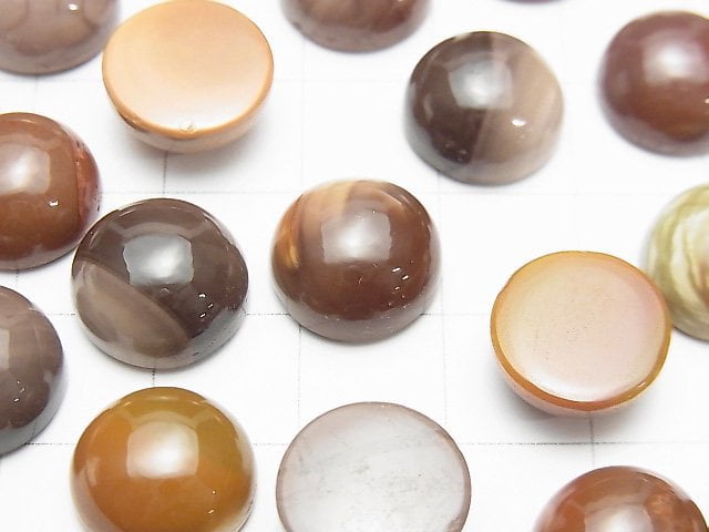 帝王石圓形素面蛋面 12x12毫米 3顆