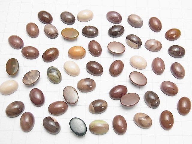 Imperial Jasper Oval Cabochon 14x10mm 3 Stück
