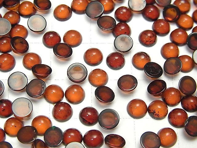 Baltisches Bernstein Runde Cabochon 5x5mm 10Stück