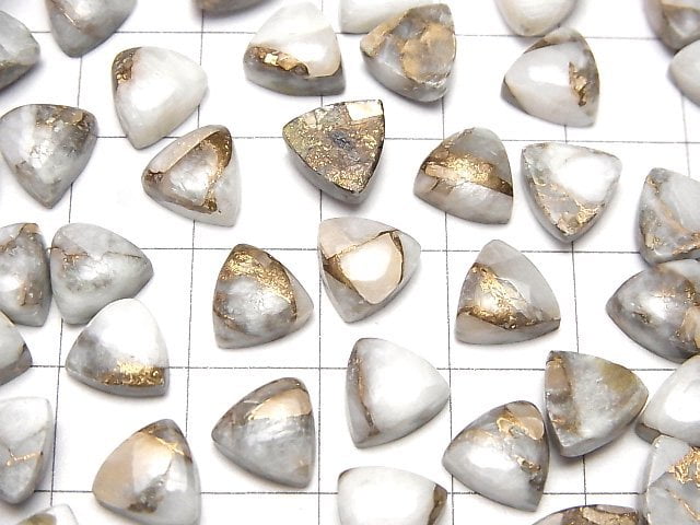 Kupferkalzit AAA Dreieck Cabochon 8x8mm 5Stück