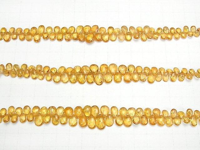Hochwertiger Imperial Topas AAA- Tropfenform (glatt) halb oder 1 Strang Perlen (ca. 7 Zoll / 18 cm)