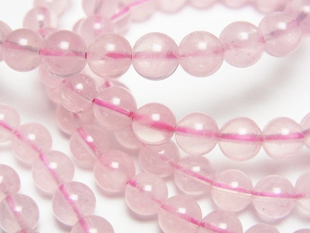 Accessories, Bracelet, Rose Quartz, Round Gemstone Beads