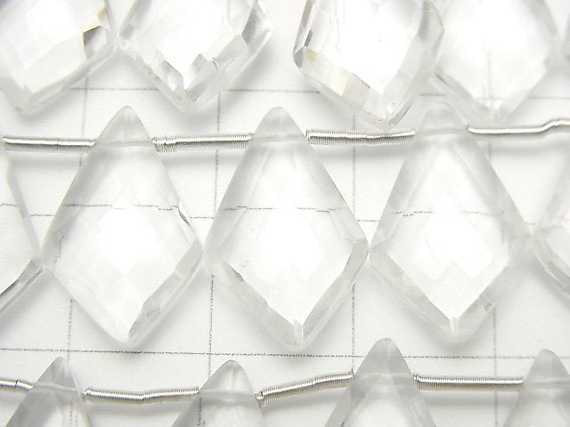 高品質水晶 AAA 變形鑽石形狀 1 串 (8 顆)