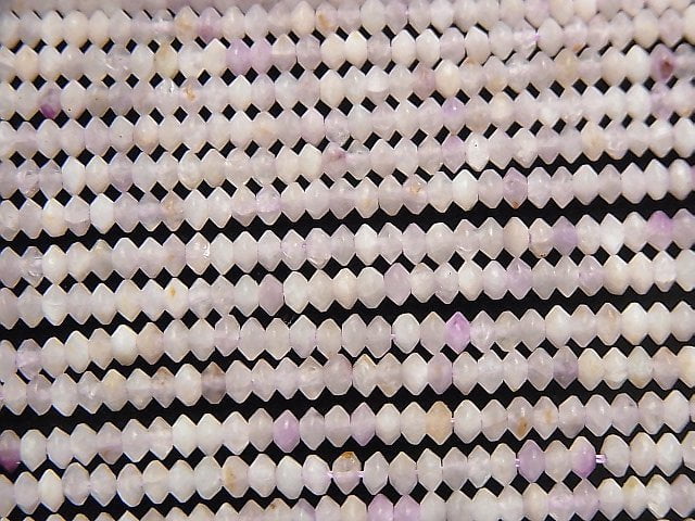Hochwertig! Nigeria Kunzit AA Abakus Rundschnitt 3x3x1,5mm 1Strang Perlen (ca. 15 Zoll / 36 cm)
