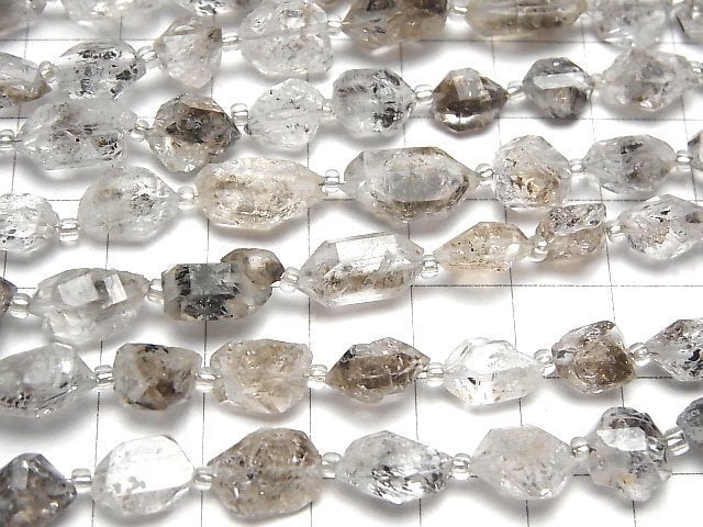 Afghanistan Double Point Crystal AA++ 1strang Perlen (18 Stück)