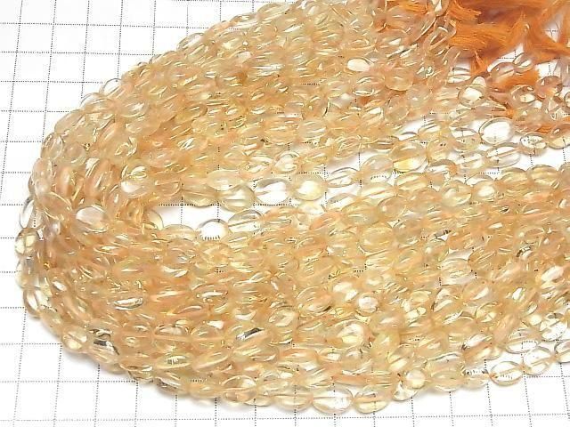 黃水晶 AA++ 隨形半串或單串珠(約13英吋/32公分)