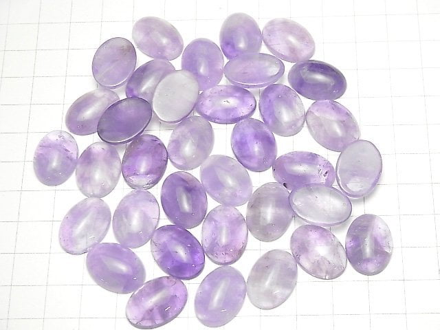 Lavender Amethyst AA+ Oval Cabochon 18x13mm 4pcs