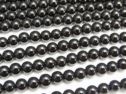 Tibetan Morion Crystal Quartz AAA Round 4mm 1strand beads (approx. 15 inches/38 cm)