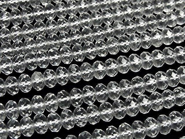 Hochwertig! Kristall AAA- facettierte Knopf-Rondelle 8x8x5mm halb oder 1 Strang Perlen (ca. 15 Zoll / 37 cm)