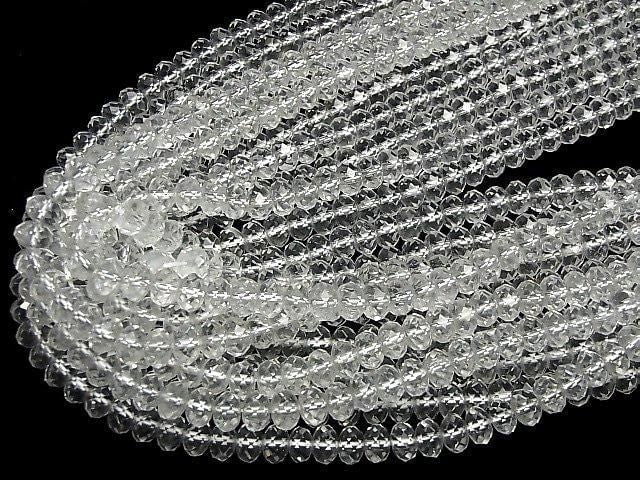 Hochwertig! Kristall AAA- facettierte Knopf-Rondelle 8x8x5mm halb oder 1 Strang Perlen (ca. 15 Zoll / 37 cm)